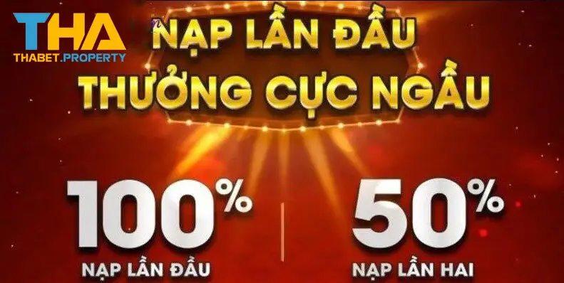 Khuyến mãi thưởng nạp lần đầu thabet